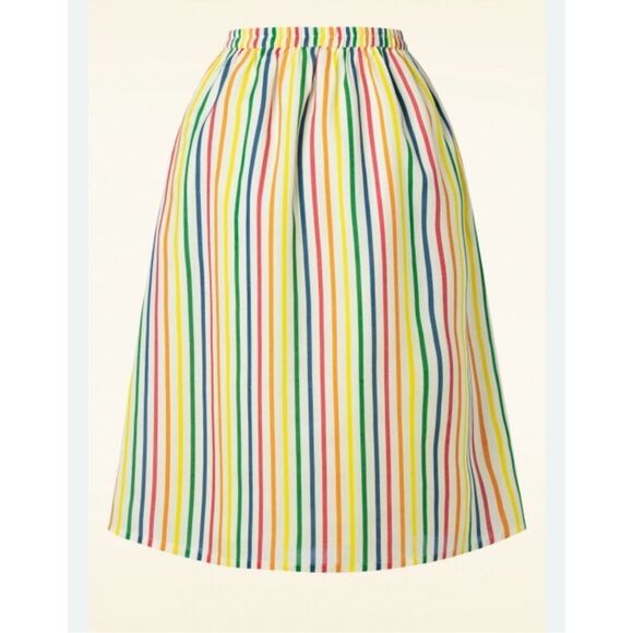Compania fantastica Maldivas stripes skirt xs - Picture 1 of 6